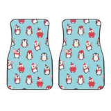 Cute Penguin Christmas  Design Pattern Front Car Mats