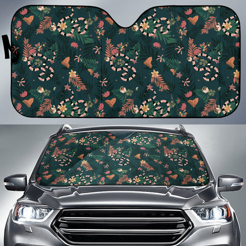 Snake Forest Pattern Car Sun Shade