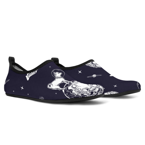 Chihuahua Space Helmet. Astronaut Pattern Aqua Shoes