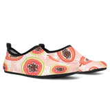 Papaya Leaves Pattern Aqua Shoes