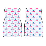 Sailboat Anchor Pattern Front Car Mats