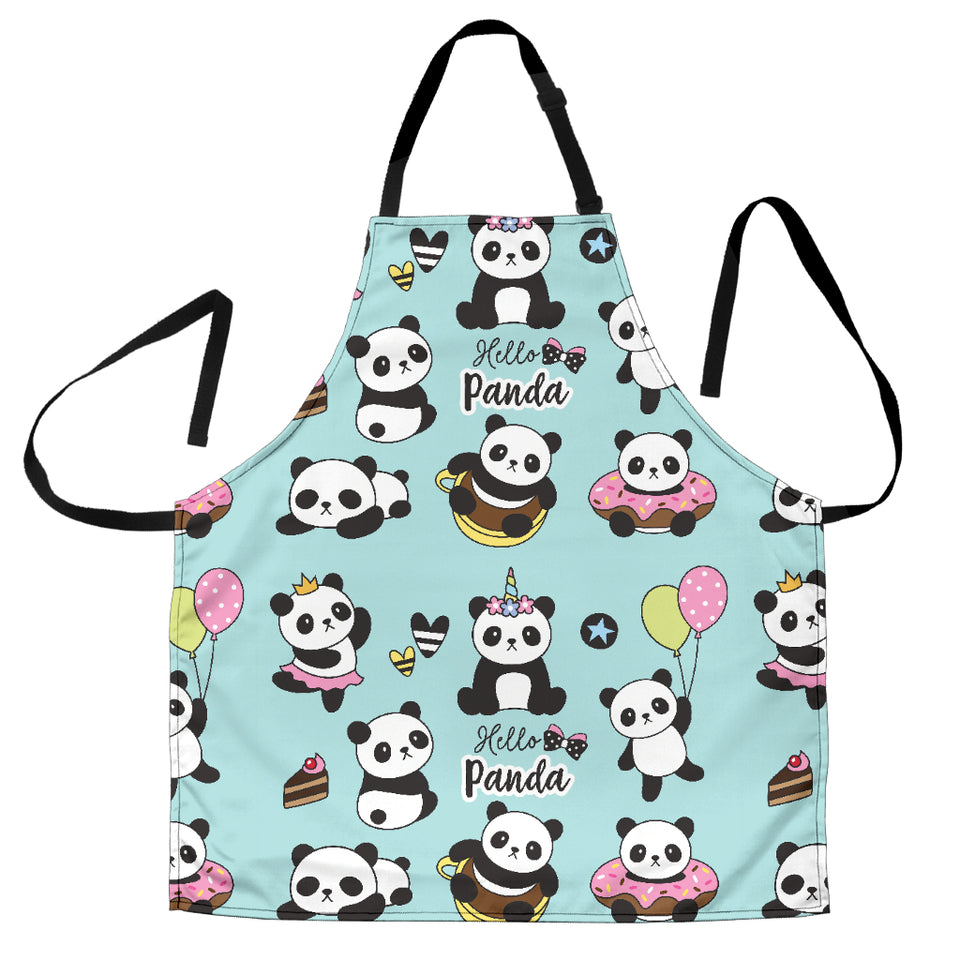 Cute Baby Panda Pattern Adjustable Apron
