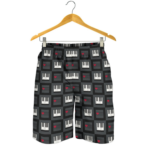 Piano Pattern Print Design 05 Men Shorts