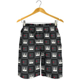 Piano Pattern Print Design 05 Men Shorts