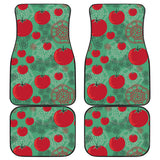 Tomato Design Pattern Front And Back Car Mats