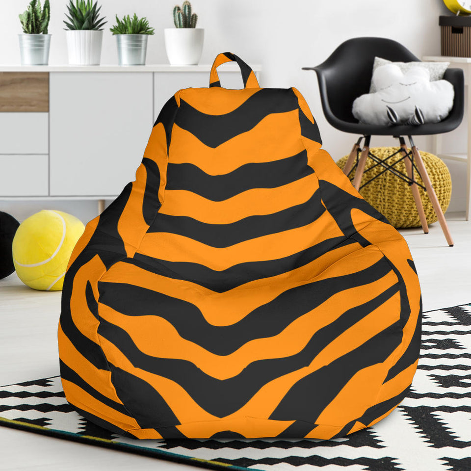 Bengal Tigers Skin Print Pattern Bean Bag Cover