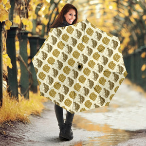Lion Pattern Print Design 02 Umbrella