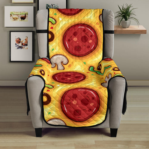 Pizza texture pattern Chair Cover Protector