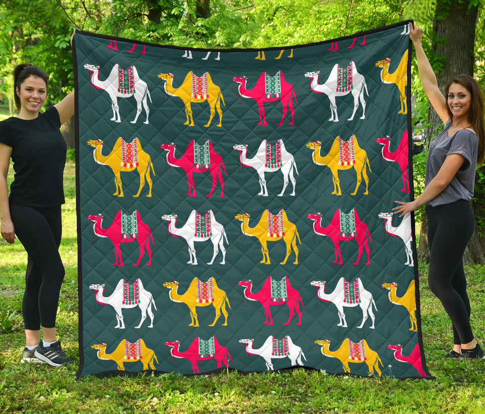 Camel Pattern Premium Quilt