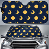 Moon Star Pattern Car Sun Shade