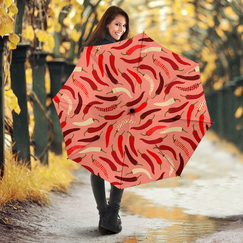 Beautiful Chili Peppers Pattern Umbrella