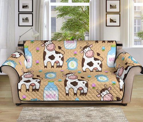 Cow bottle of milk pattern Sofa Cover Protector