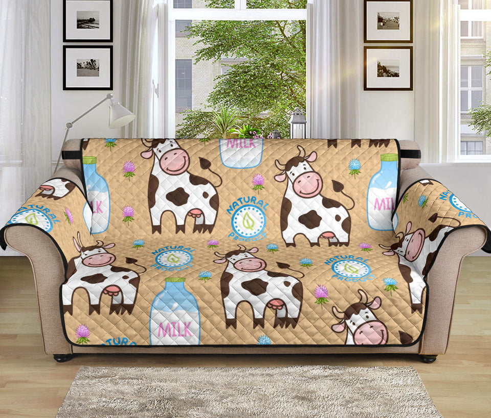 Cow bottle of milk pattern Sofa Cover Protector
