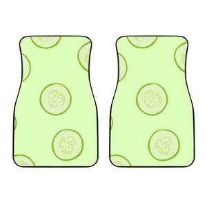 Cucumber Pattern Front Car Mats