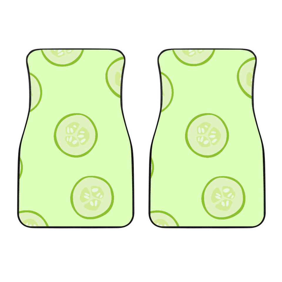 Cucumber Pattern Front Car Mats