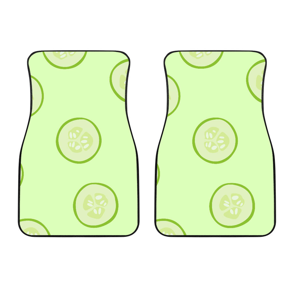Cucumber Pattern Front Car Mats