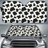 Cow Skin Pattern Car Sun Shade