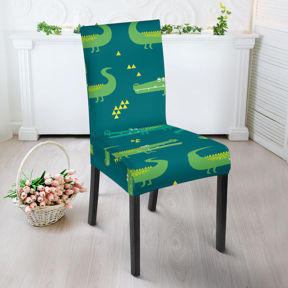 Crocodile Pattern Dining Chair Slipcover
