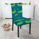 Crocodile Pattern Dining Chair Slipcover
