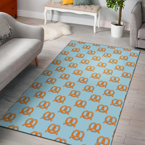 Pretzels Pattern Print Design 03 Area Rug
