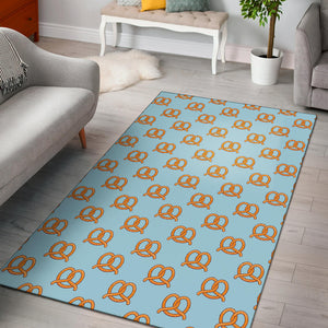Pretzels Pattern Print Design 03 Area Rug