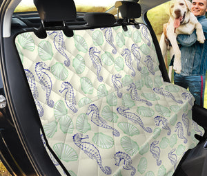 Seahorse Shell Pattern Dog Car Seat Covers