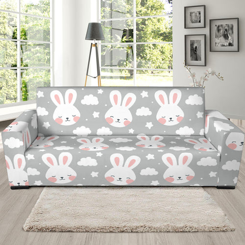 Rabbit Cloud Pattern Sofa Slipcover