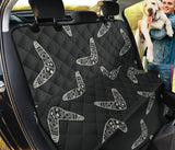 Hand Drawn Boomerang Australian Aboriginal Ornament Dog Car Seat Covers