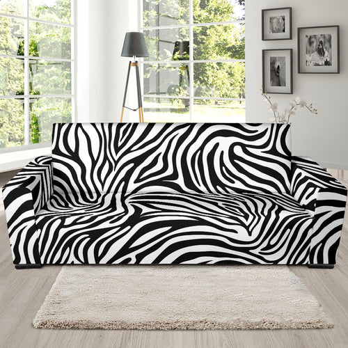 Zebra Skin Pattern Sofa Slipcover