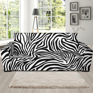 Zebra Skin Pattern Sofa Slipcover