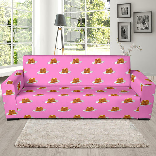 Pancake Pattern Print Design 04  Sofa Slipcover