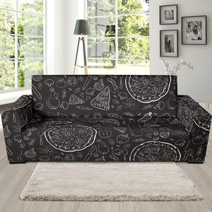 Pizza Pattern  Sofa Slipcover