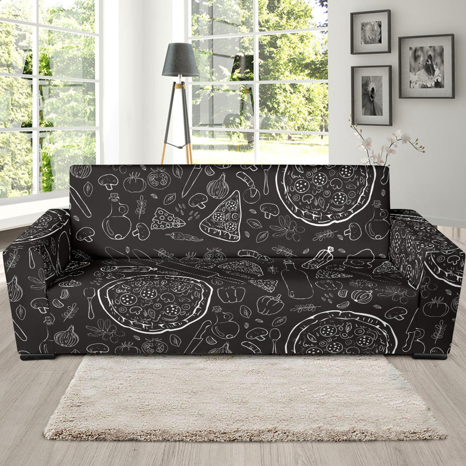 Pizza Pattern  Sofa Slipcover