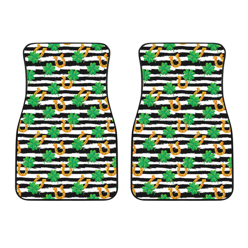 Horseshoes Pattern Print Design 01 Front Car Mats