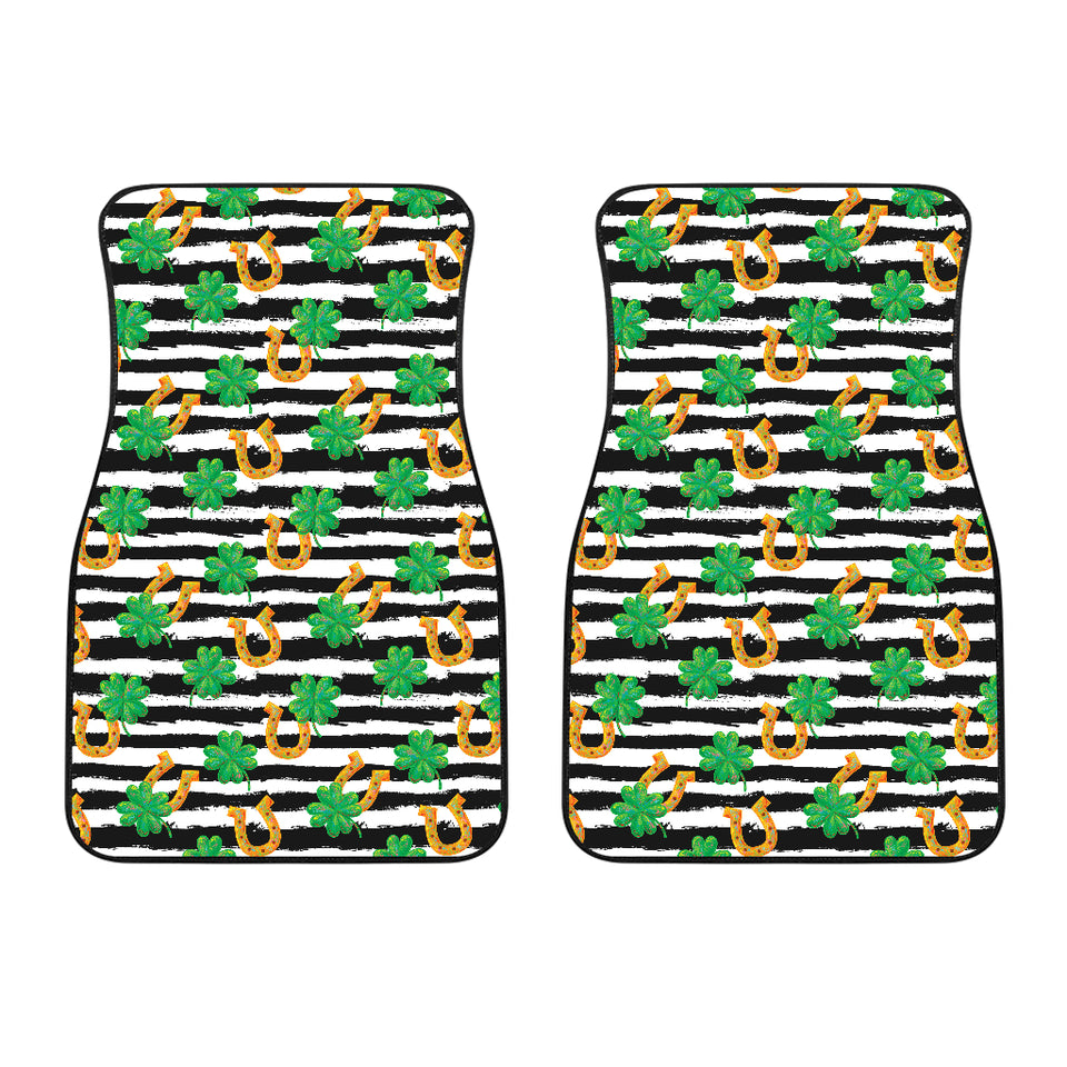 Horseshoes Pattern Print Design 01 Front Car Mats