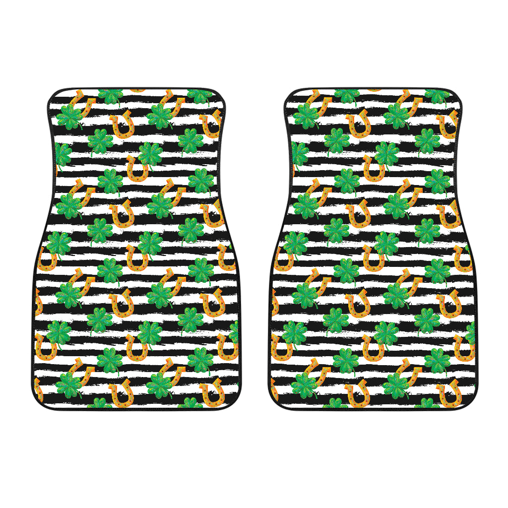 Horseshoes Pattern Print Design 01 Front Car Mats