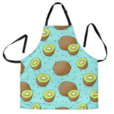 Kiwi Blue Background Adjustable Apron