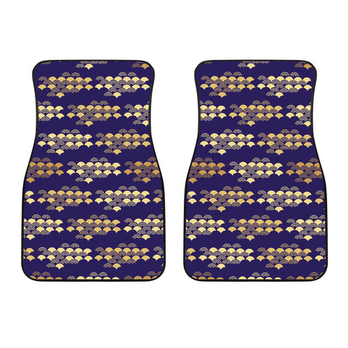 Beautiful Japanese Fan Pattern Front Car Mats