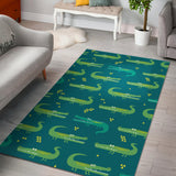 Crocodile Pattern Area Rug