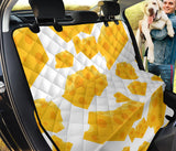 Cheese Slice Pattern Dog Car Seat Covers
