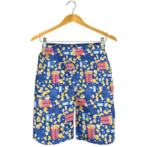 Popcorn Pattern Print Design 01 Men Shorts