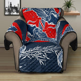 Koi Fish Carp Fishs hand drawn japanese art Recliner Cover Protector