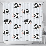 Cute Cows Pattern Shower Curtain Fulfilled In US