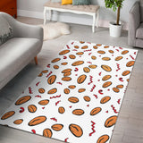 Peanuts Pattern Background Area Rug
