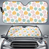Colorful Onions White Background Car Sun Shade