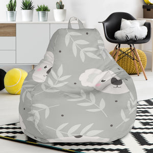 Cute Koala Leaves Pattern Bean Bag Cover