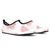 Pink Sakura Cherry Blossom Pattern Aqua Shoes