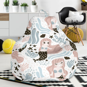 Cute Mermaid Pattern Bean Bag Cover