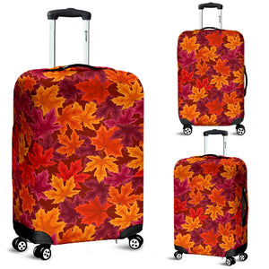 Autumn Maple Leaf Pattern Luggage Covers