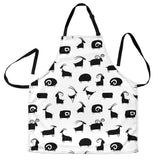 Goat Ram Pattern Adjustable Apron
